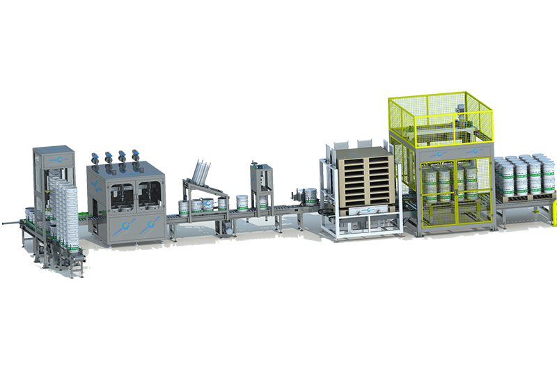 YL-35-1 圓桶全自動(dòng)灌裝機(jī)